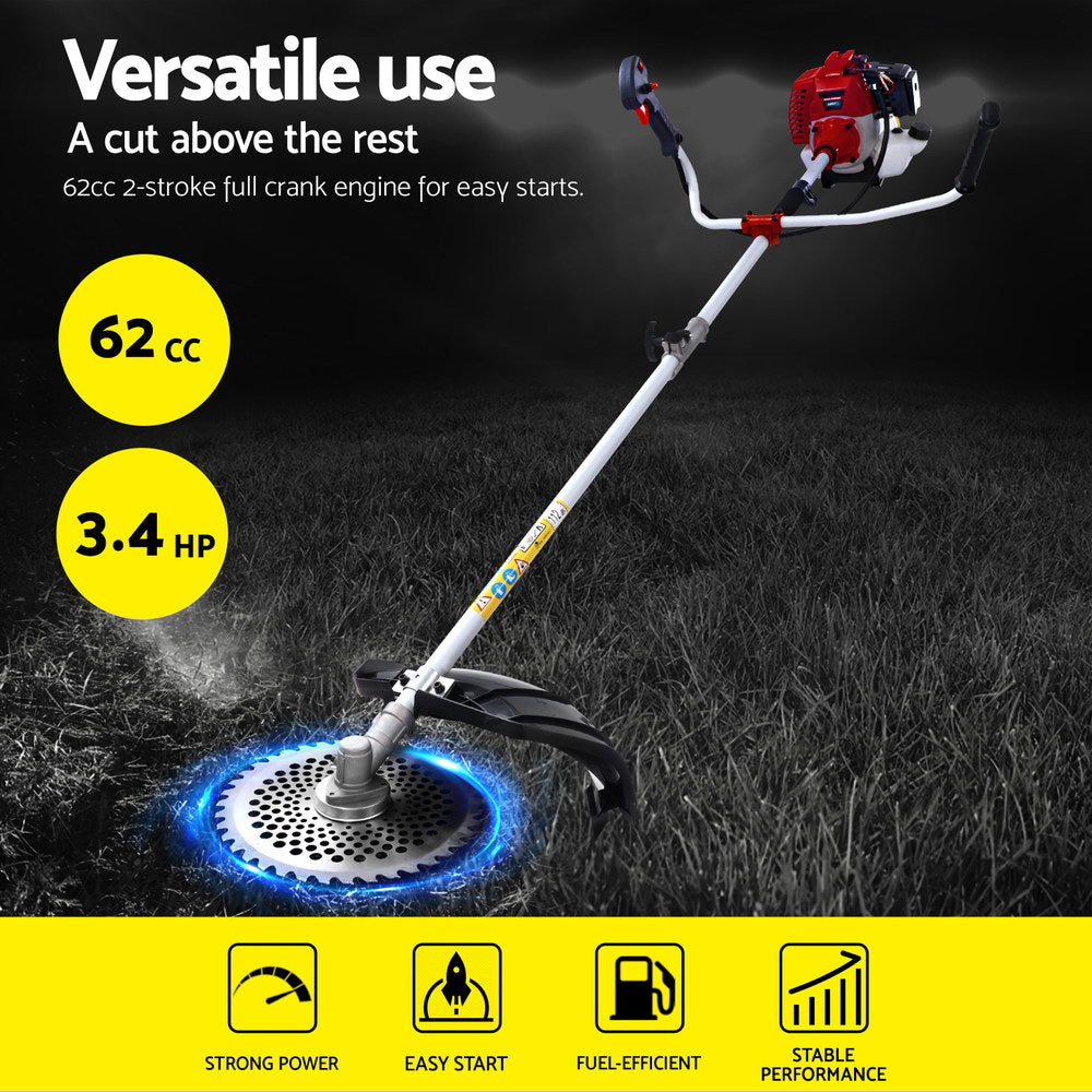 Giantz Pole Chainsaw 5in1 Petrol Circular Saw Hedge Trimmer Cutter Whipper Snipper