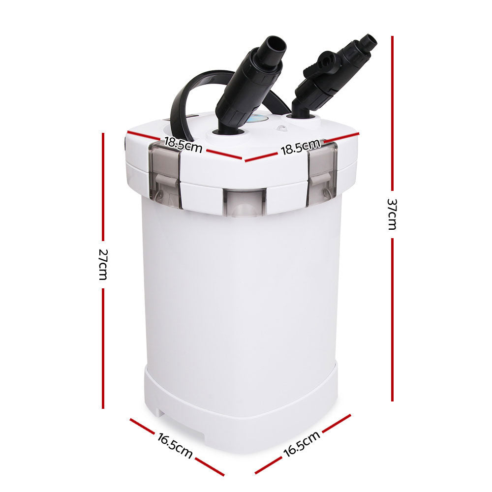 Giantz Aquarium External Canister Filter Aqua Fish Water Tank Sponge Pond 1250L