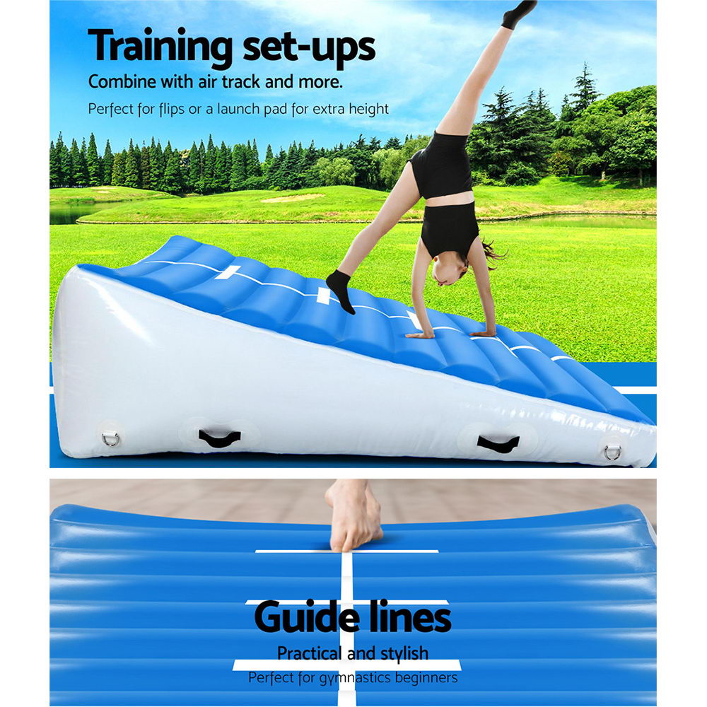Everfit 2X2X0.6M Airtrack Inflatable Air Track Ramp Incline Mat Floor Gymnastics