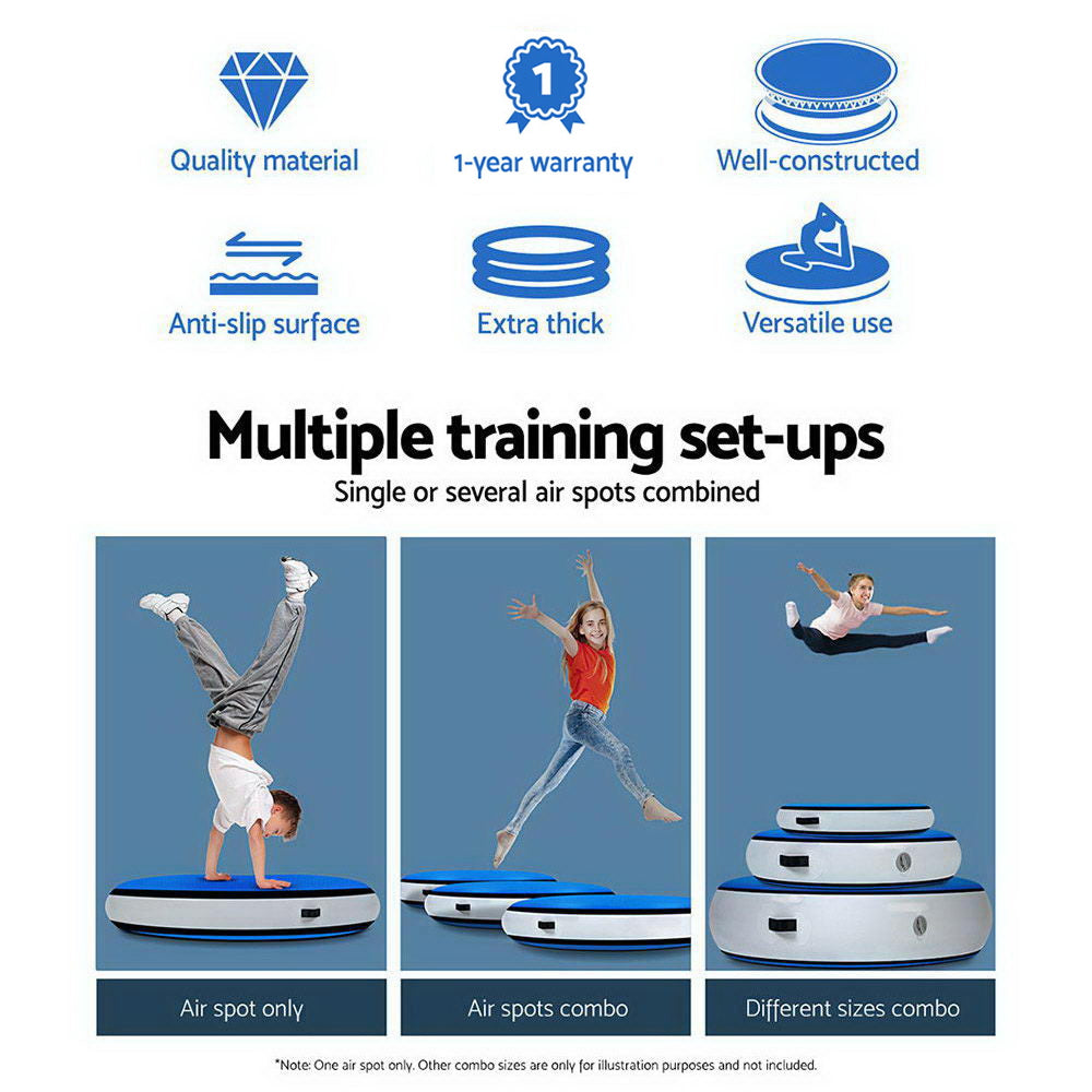 Everfit 70cm Inflatable Air Spot Track Tumbling Mat Airtrack Floor Gymnastics