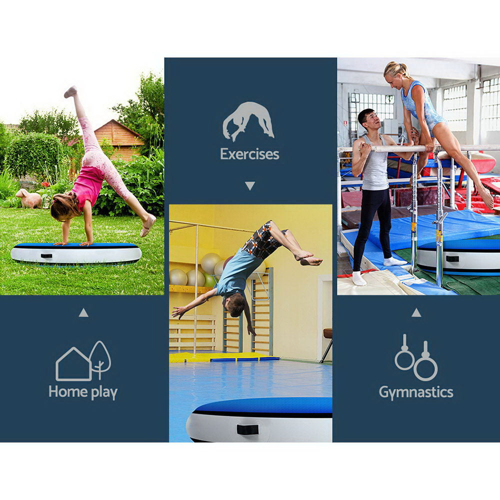 Everfit 70cm Inflatable Air Spot Track Tumbling Mat Airtrack Floor Gymnastics