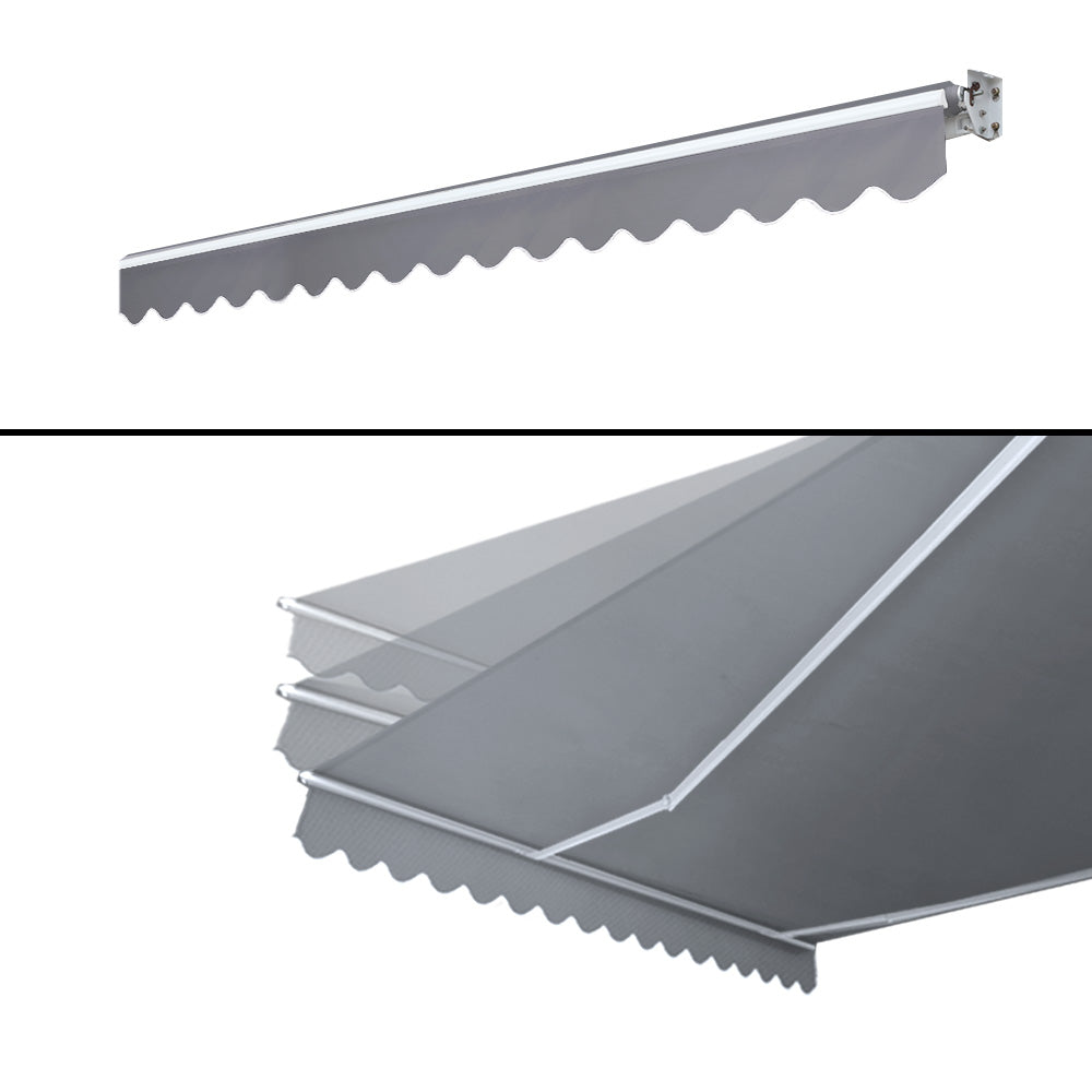 Instahut 3M x 2.5M Outdoor Folding Arm Awning - Pegru