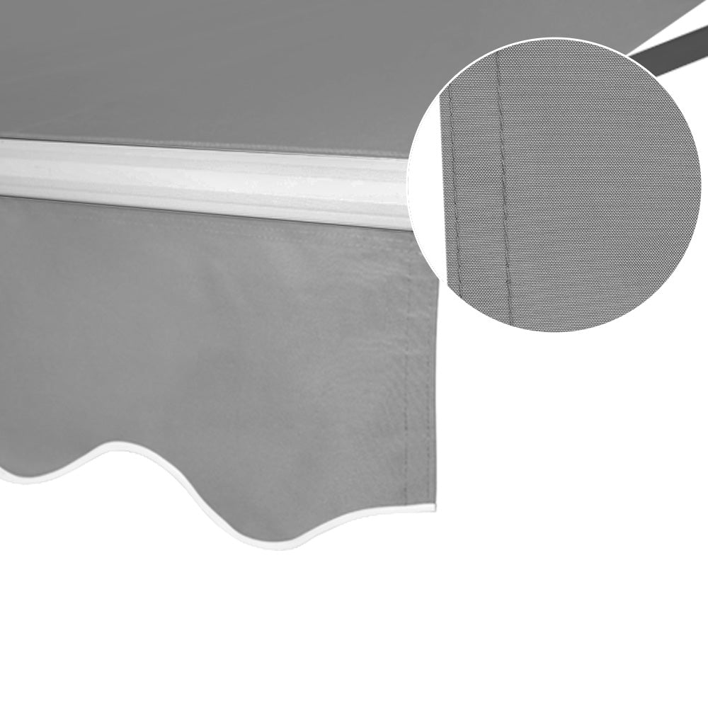 Instahut 4M x 3M Outdoor Folding Arm Awning - Pegru