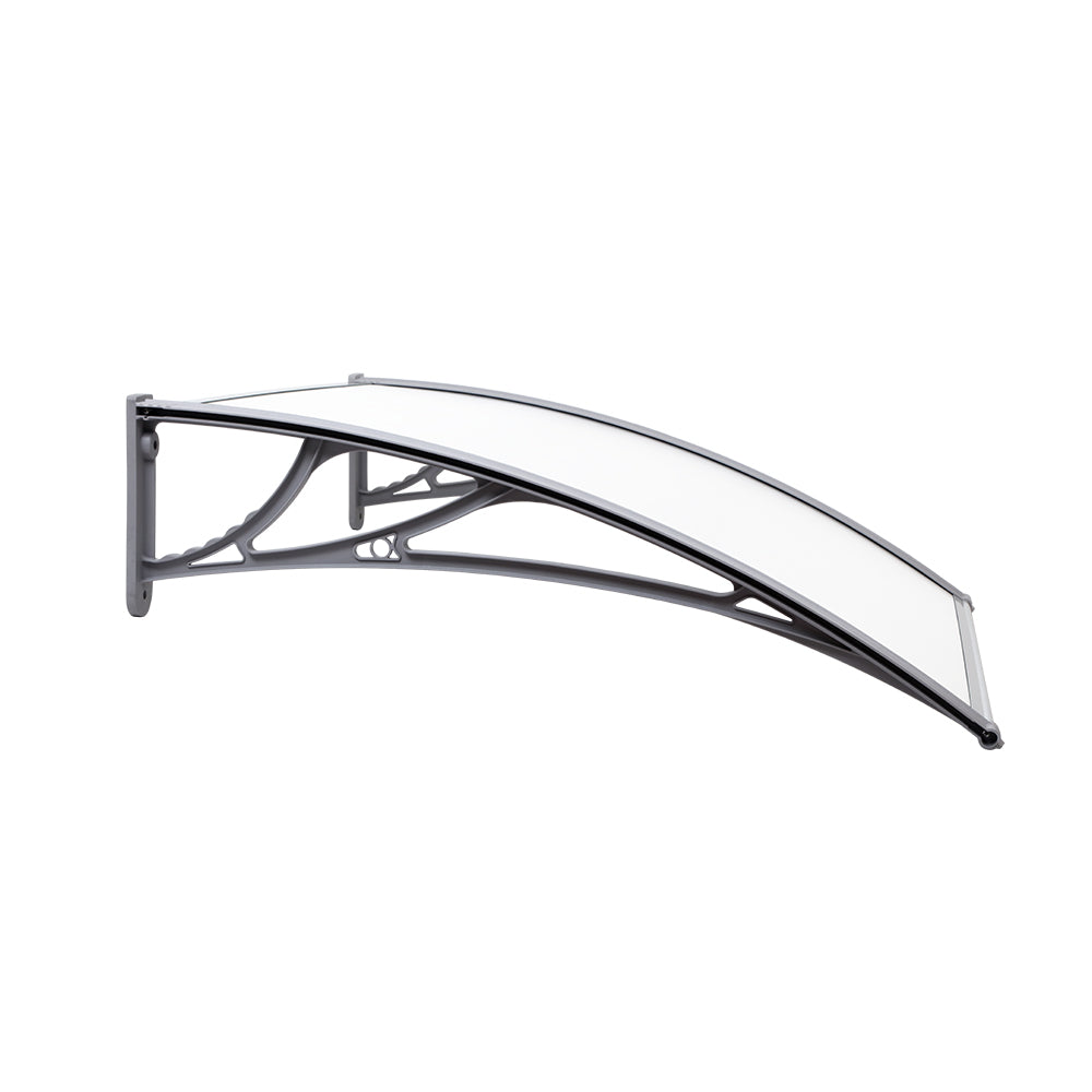 Instahut DIY Window Door Awning Transparent 1 x 1M