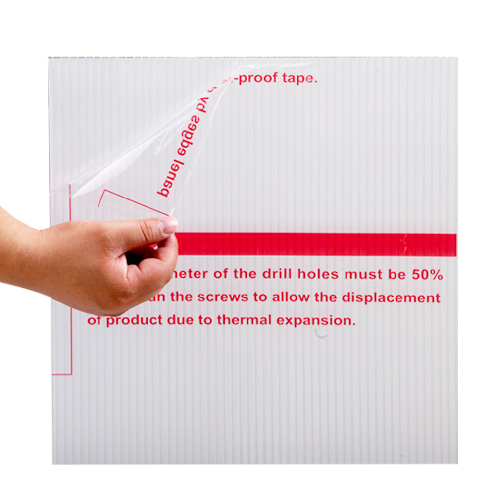Instahut DIY Window Door Awning Transparent 1 x 1M