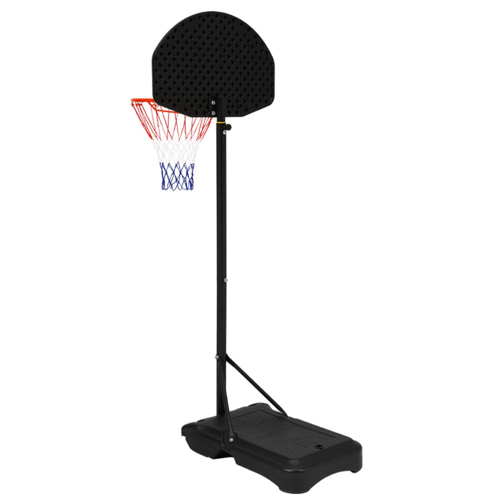 Everfit 2.1M Adjustable Portable Basketball Stand Hoop System Rim Black