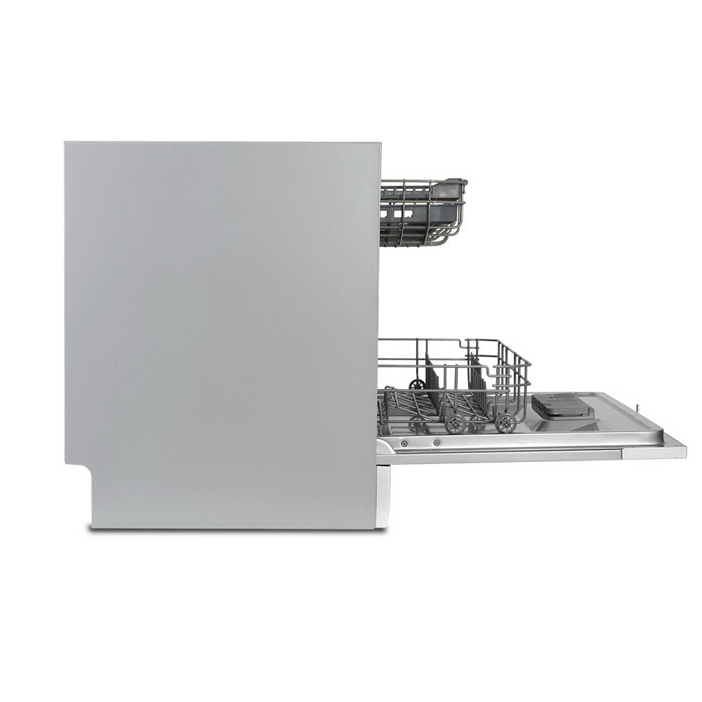Devanti 8 Place Settings Benchtop Dishwasher Sliver