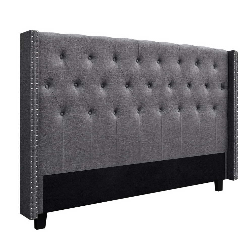 Artiss LUCA King Size Bed Head Headboard Bedhead Leather Base Frame