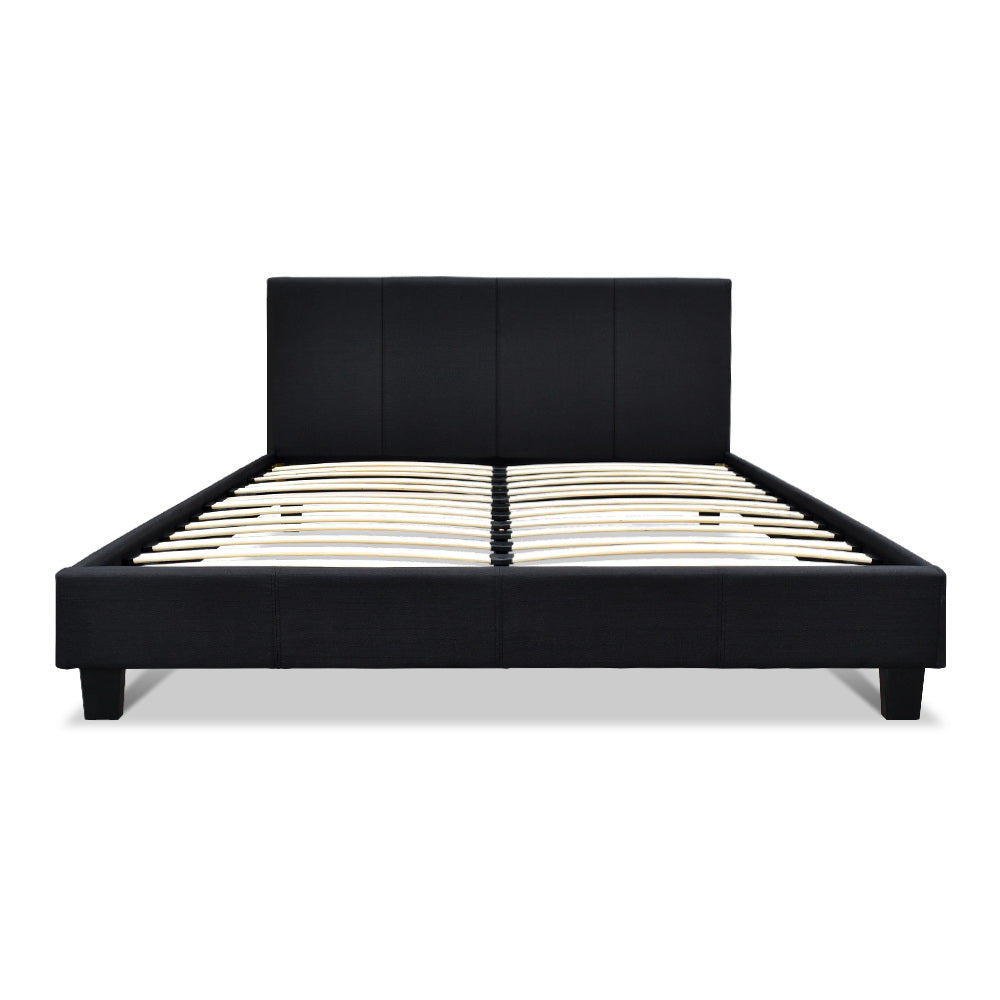 Artiss Neo Bed Frame Fabric - Charcoal Queen