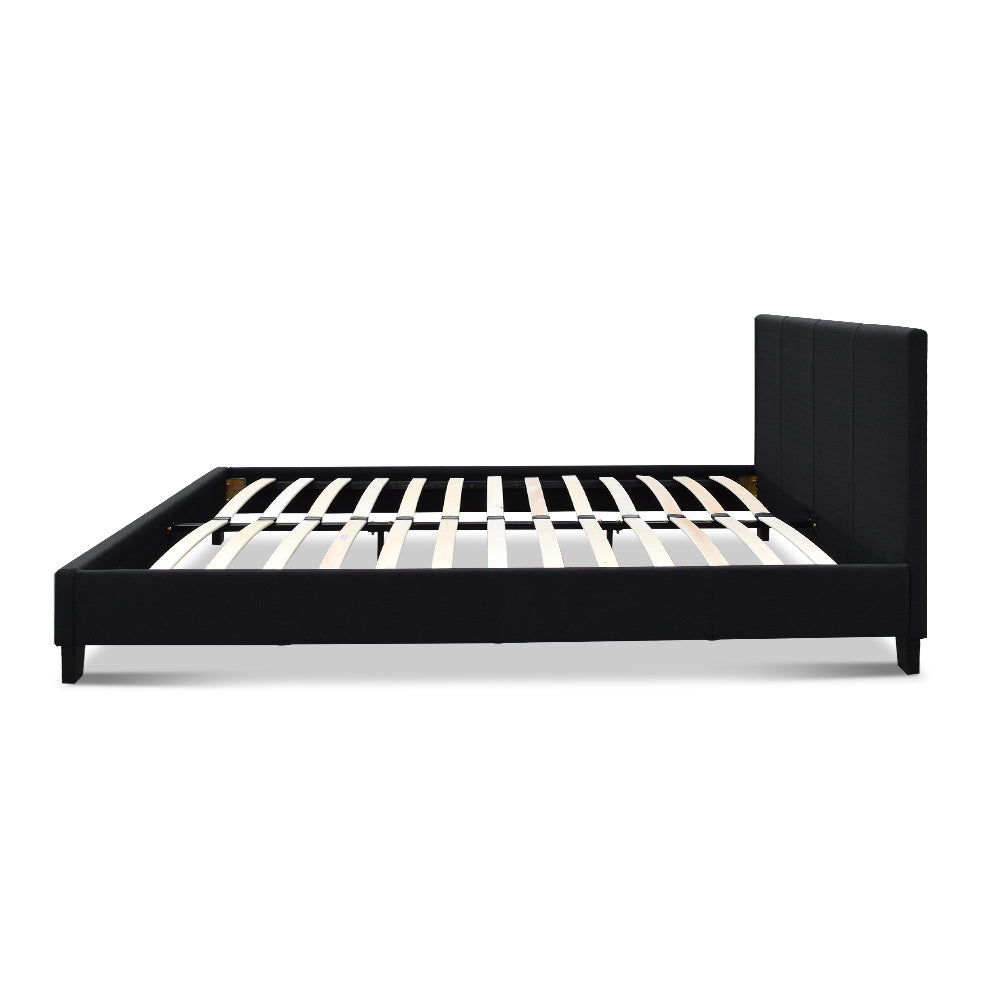 Artiss Neo Bed Frame Fabric - Charcoal Queen