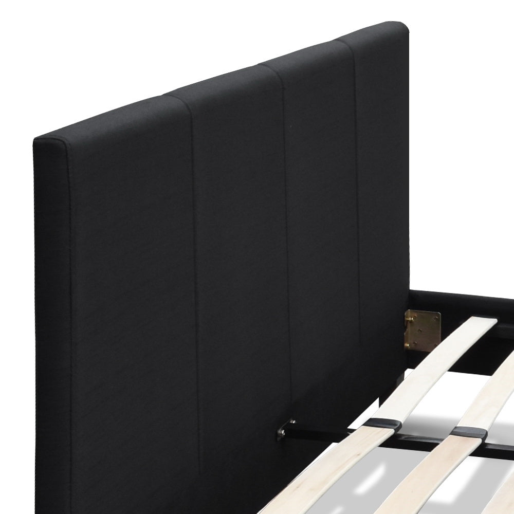 Artiss Neo Bed Frame Fabric - Charcoal Queen
