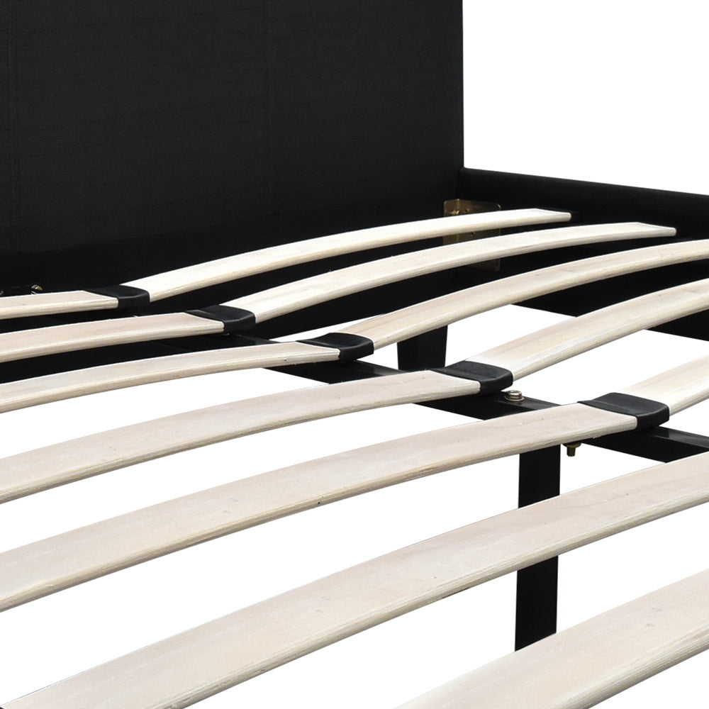 Artiss Neo Bed Frame Fabric - Charcoal Queen