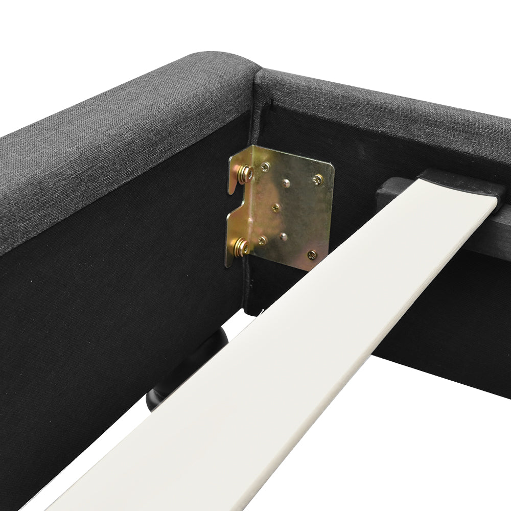 Artiss Pier Bed Frame Fabric - Grey King