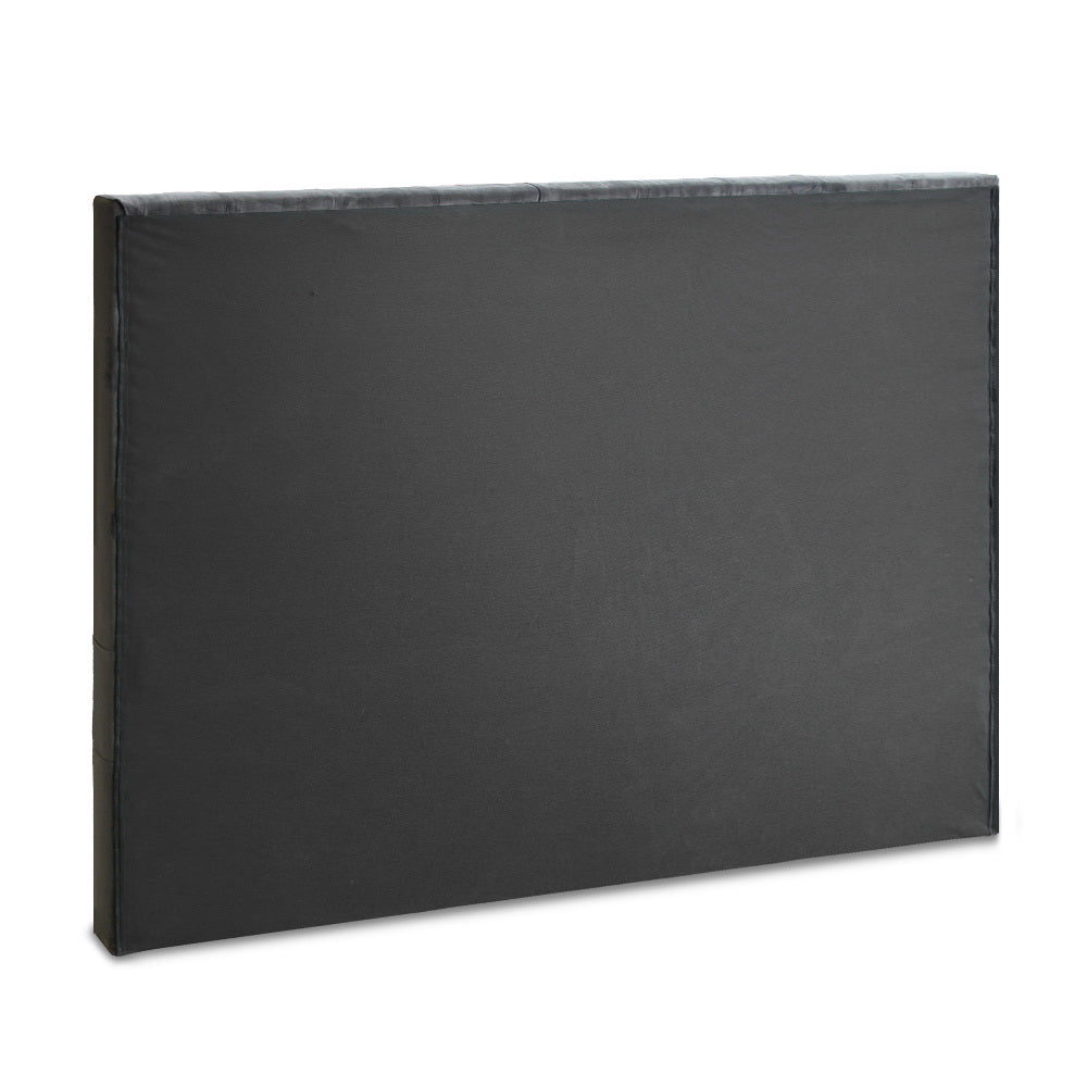 Artiss King Size Fabric Bed Headboard - Grey