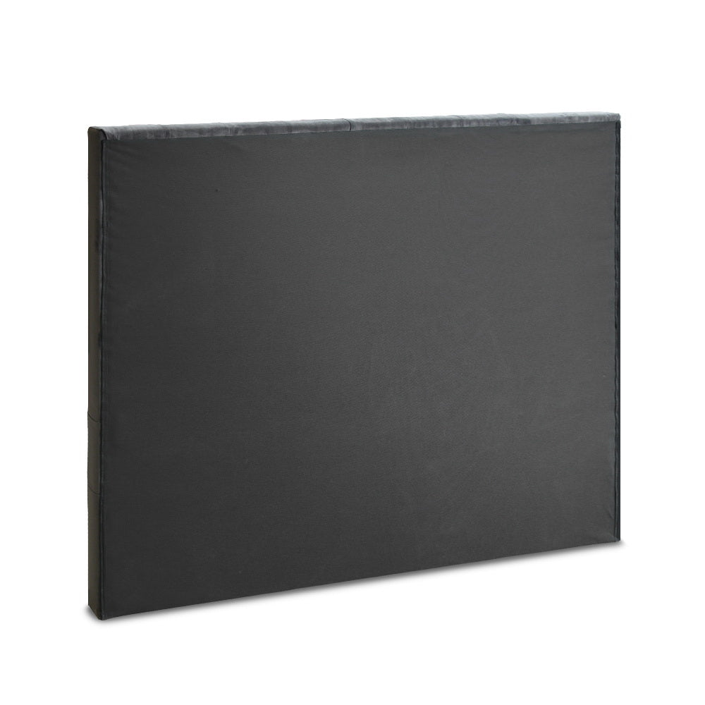 Artiss Queen Size Fabric Bed Headboard - Grey