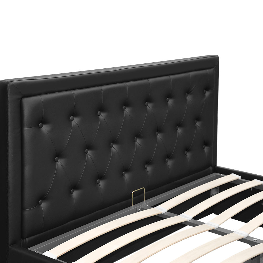 Artiss Tiyo Gas Lift Bed Frame - Double