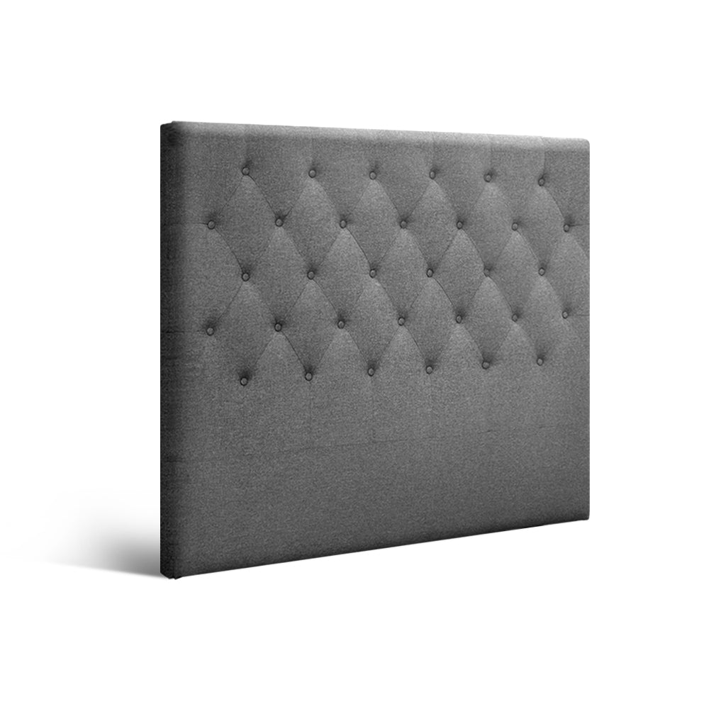 Artiss King Single Size Bed Head Headboard Bedhead Fabric Frame Base CAPPI Grey