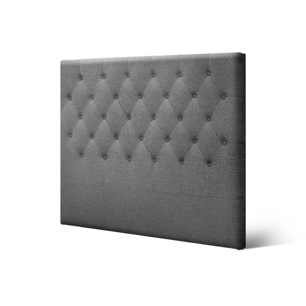 Artiss King Single Size Bed Head Headboard Bedhead Fabric Frame Base CAPPI Grey