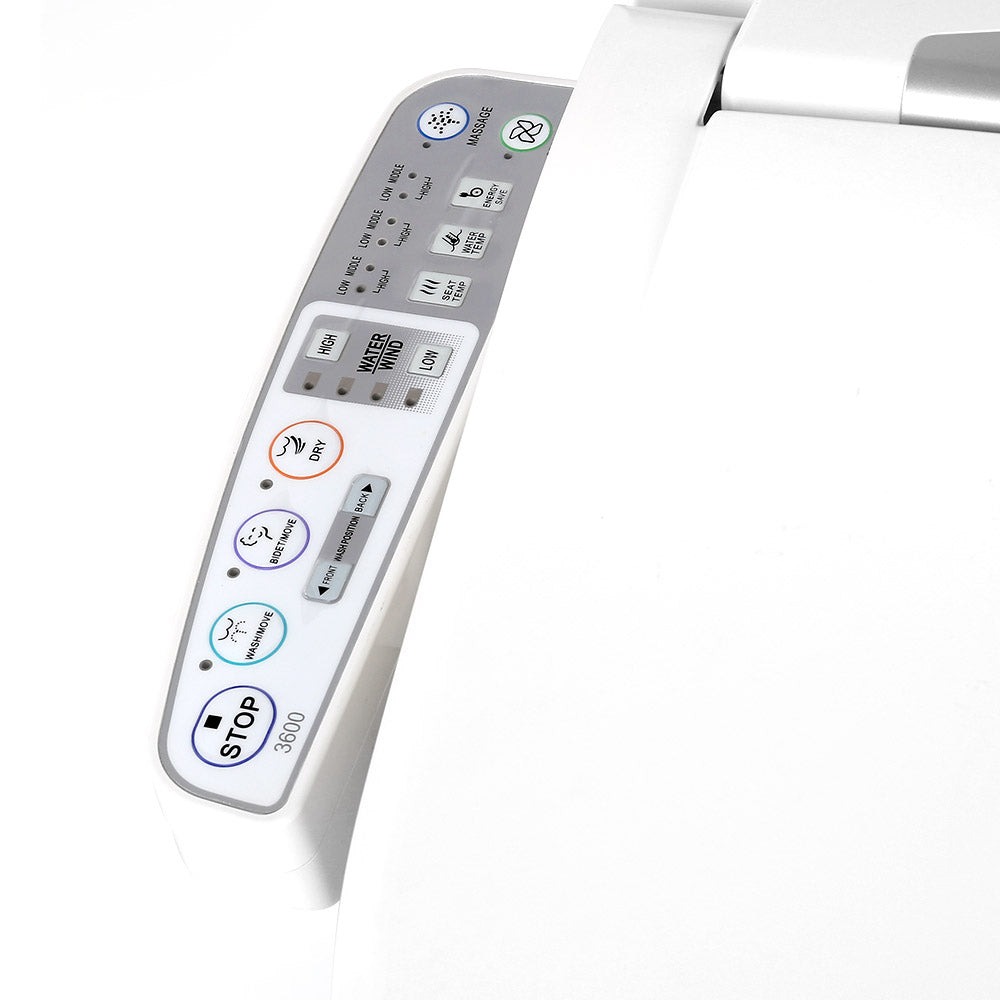 Electric Toilet Bidet - White