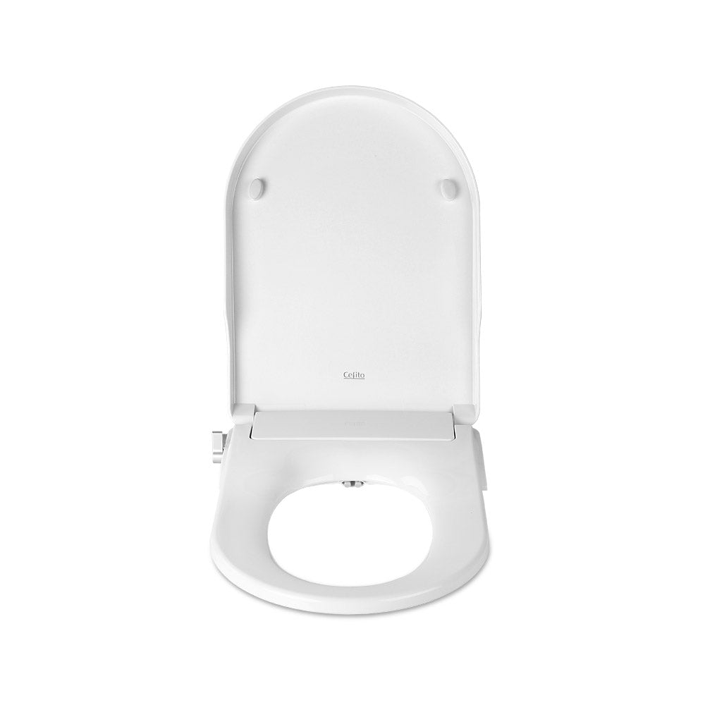 Non Electric Bidet Toilet Seat Bathroom - White