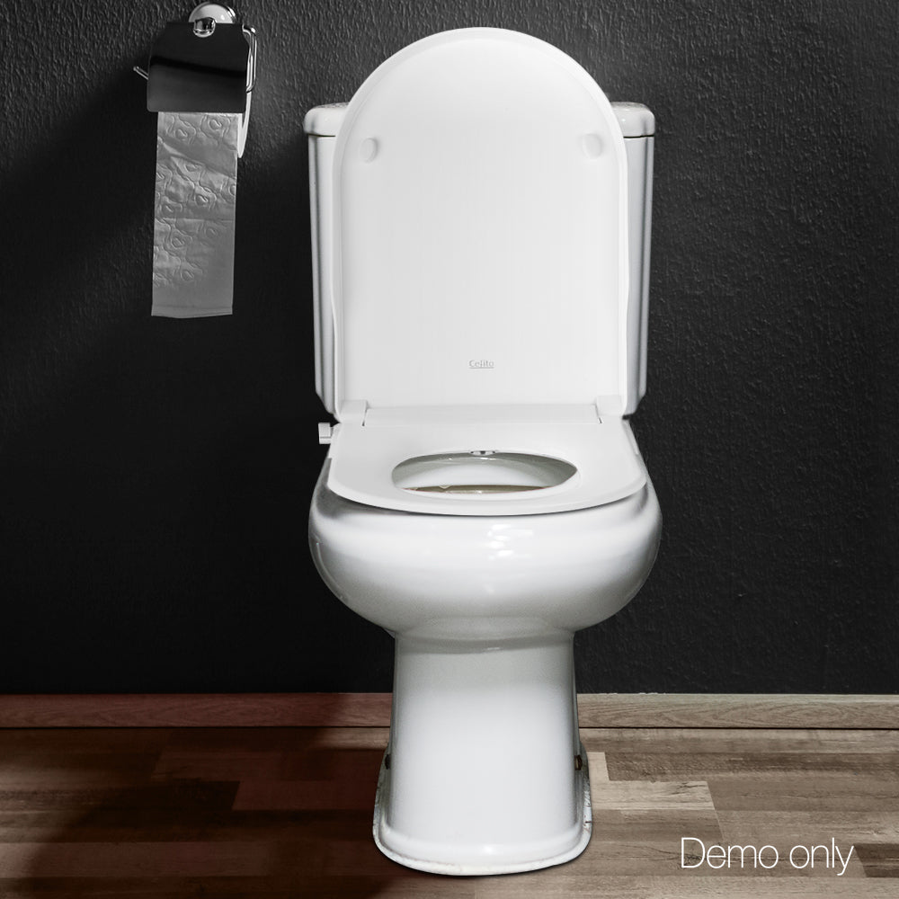 Non Electric Bidet Toilet Seat Bathroom - White