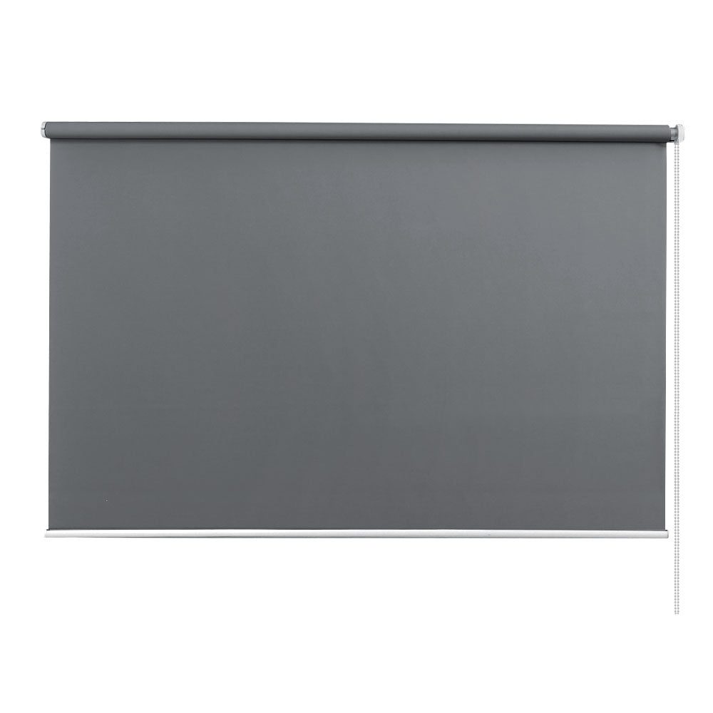 Roller Blinds Blockout Blackout Curtains Window Modern Shades 1.5X2.1M Grey