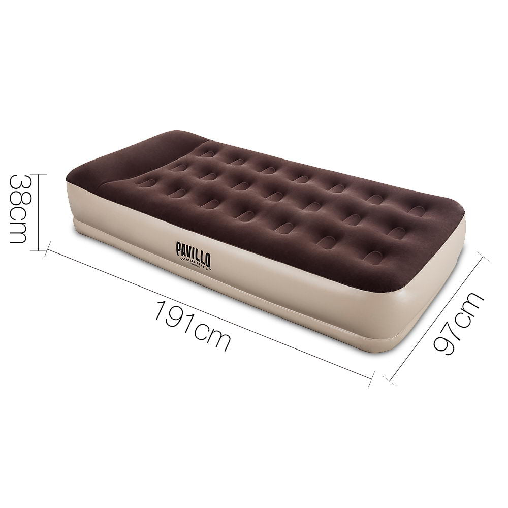 Bestway Single Size Inflatable Air Mattress - Brown