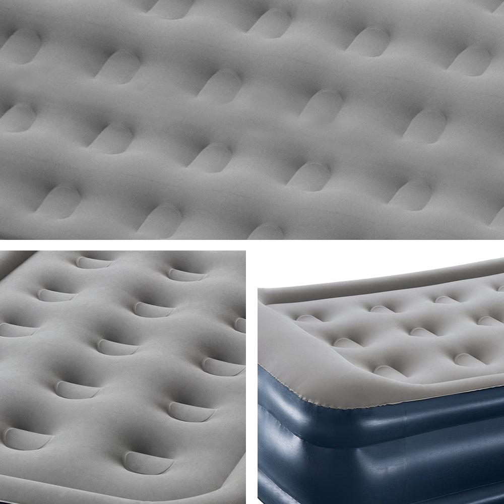 Bestway Single Size Inflatable Air Mattress - Grey & Blue