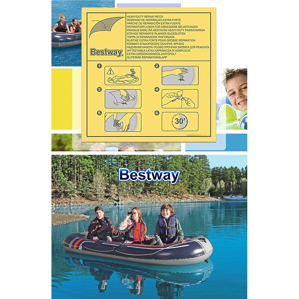 Bestway 4-person Inflatable Kayak Kayaks Canoe Raft Fishing HYDRO-FORCE Boat
