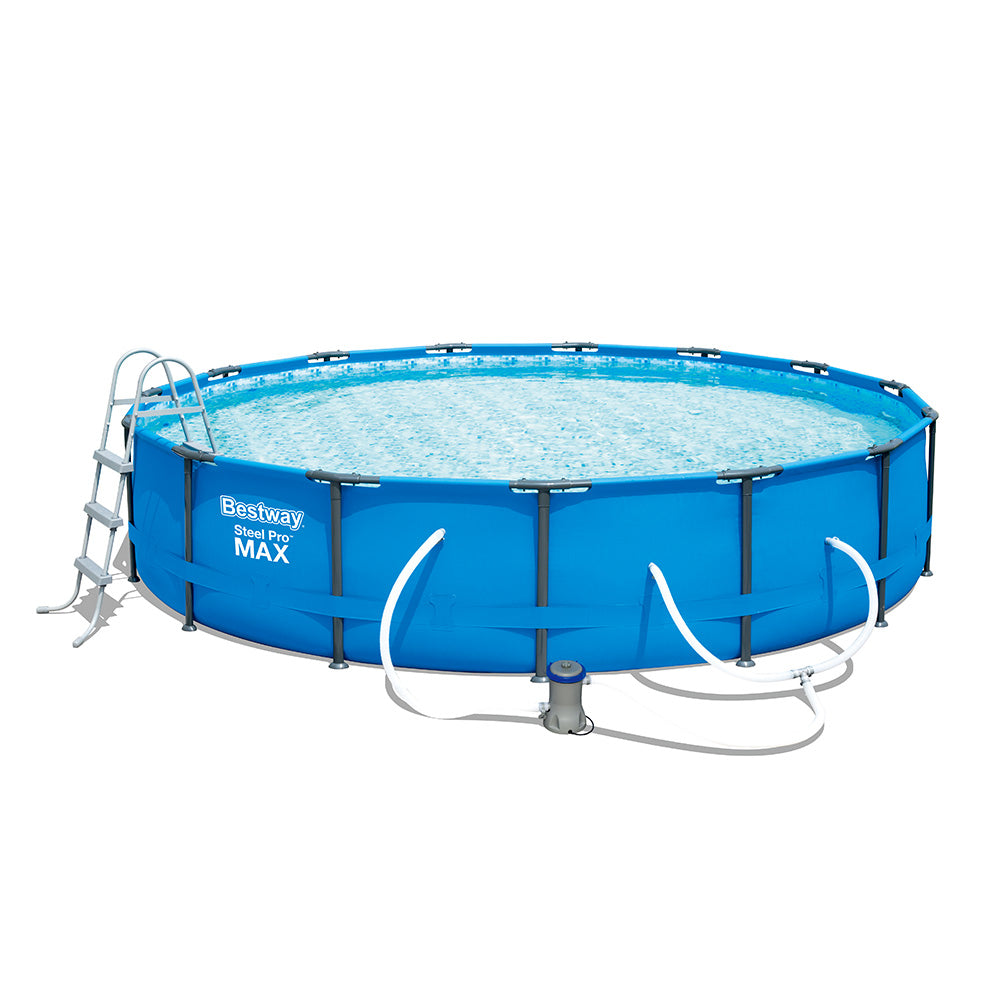 Bestway Above Ground Swimming Pool Steel Pro? Frame Filter Pump 15ft