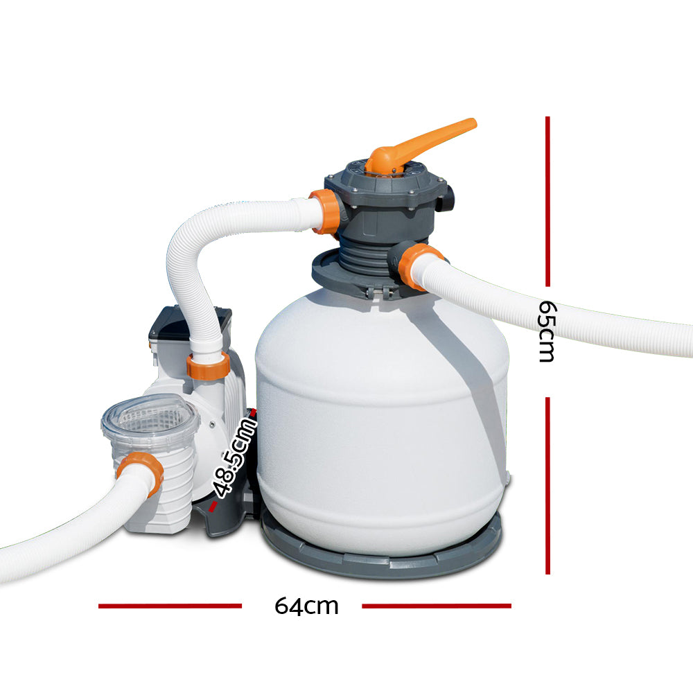 Bestway Pool Pump Sand Filter 3000GPH 11355L/H Pools Flowclear™ Filters
