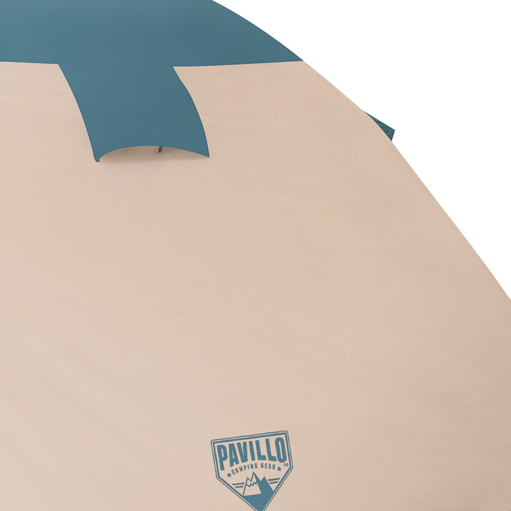 Bestway 8 Person Camping Dome Tent - Green & Cream White
