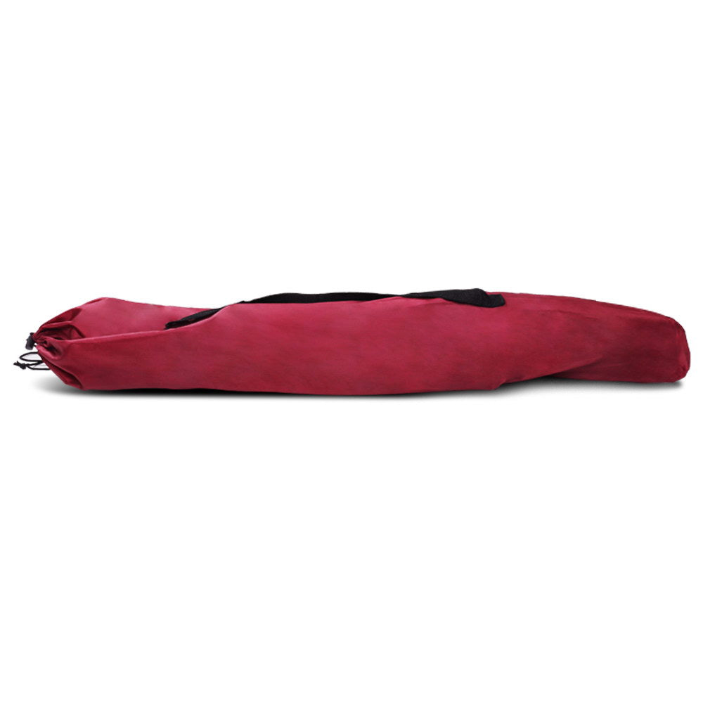 Set of 2 Portable Folding Camping Armchair - Wine Red