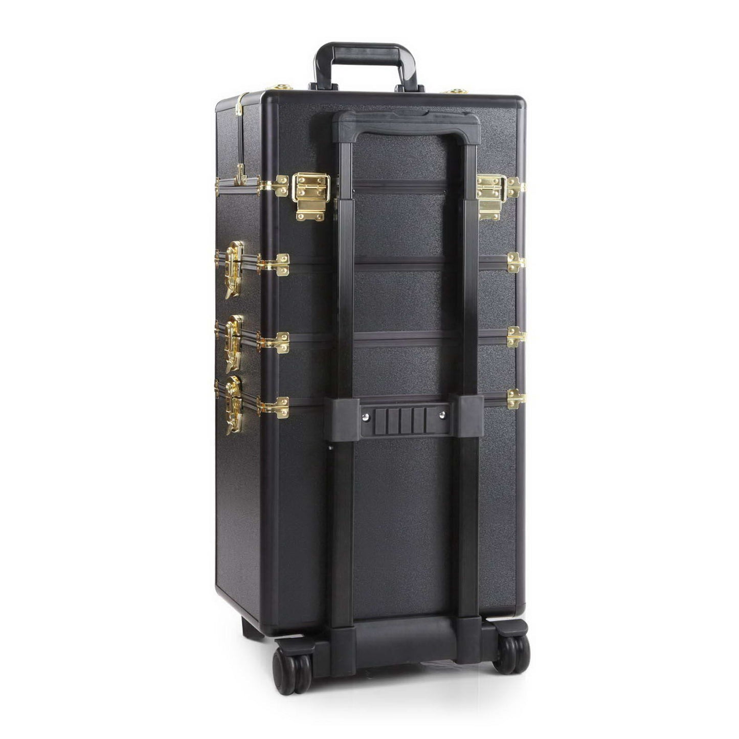 Embellir 7 in 1 Portable Cosmetic Beauty Makeup Trolley - Black & Gold