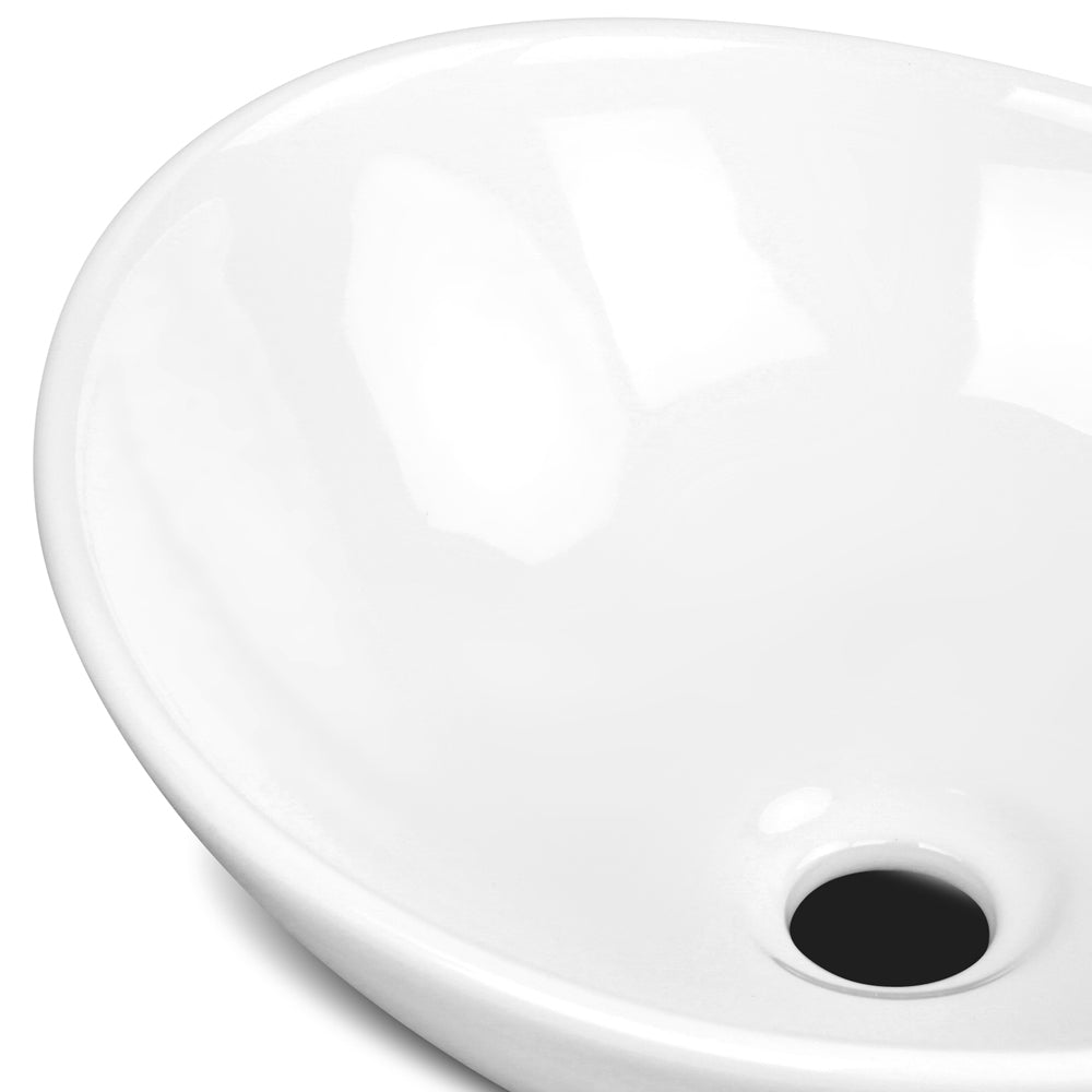 Cefito Ceramic Oval Sink Bowl - White