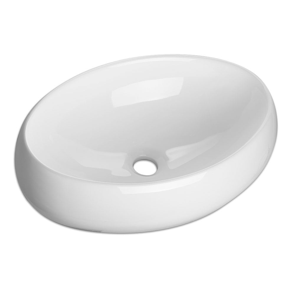 Cefito Ceramic Oval Sink Bowl - White