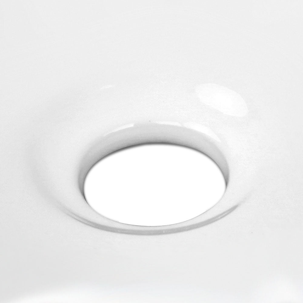 Cefito Ceramic Oval Sink Bowl - White