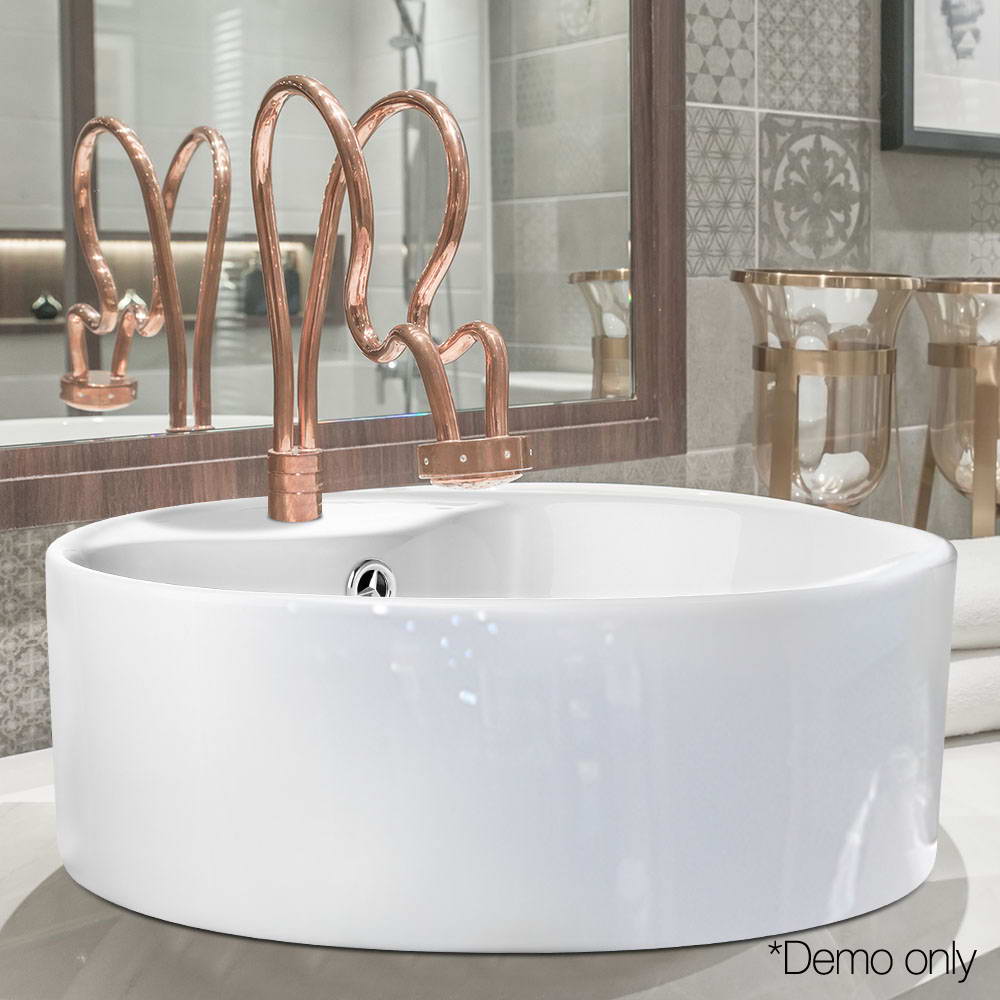 Cefito Ceramic Round Sink Bowl - White
