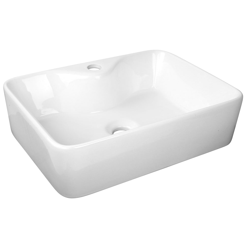 Cefito Ceramic Rectangle Sink Bowl - White