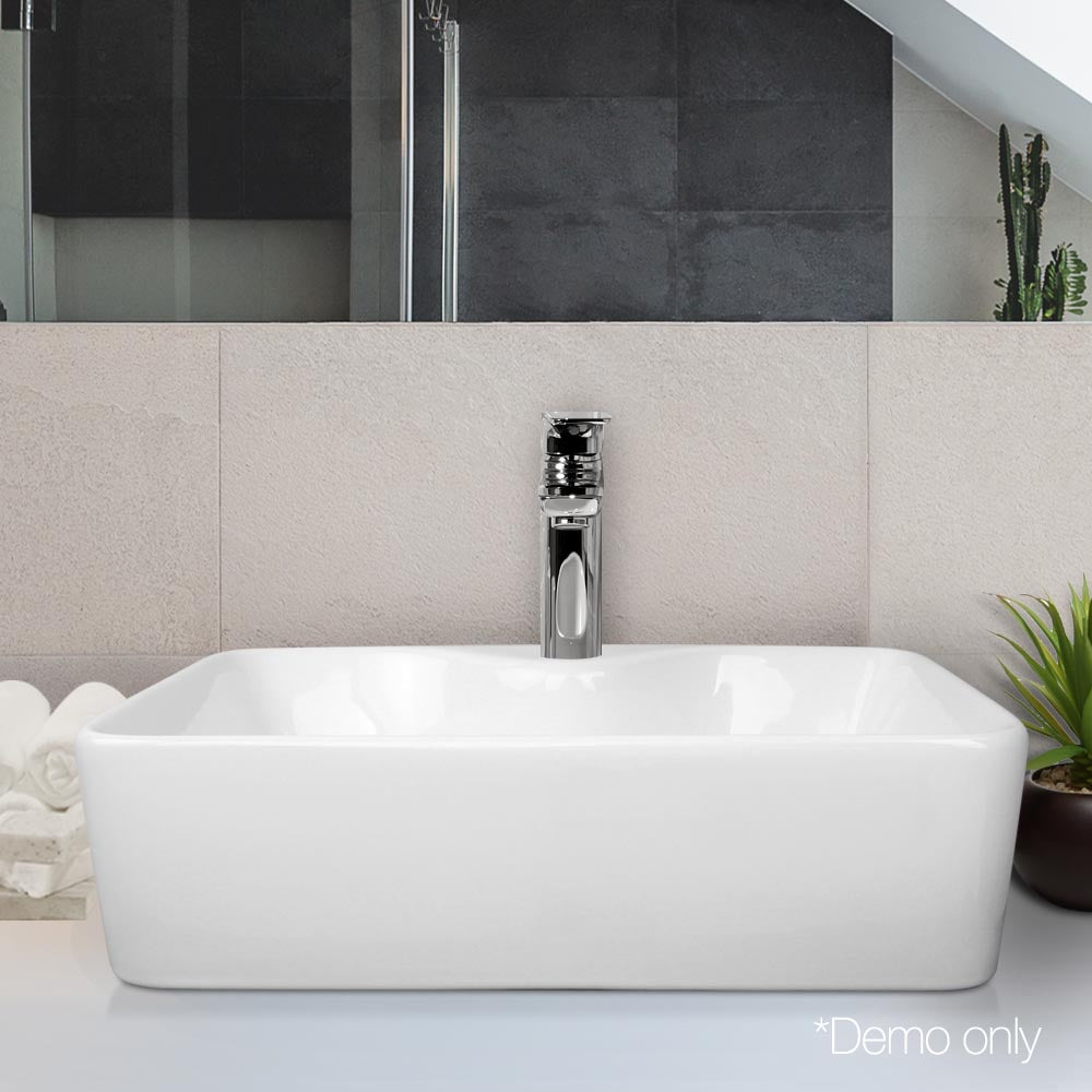 Cefito Ceramic Rectangle Sink Bowl - White