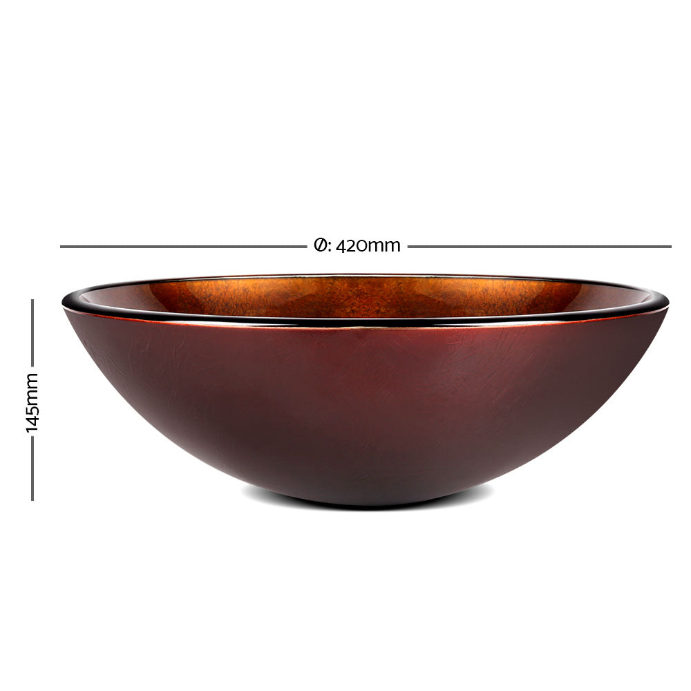 Cefito Tempered Glass Ceramic Sink