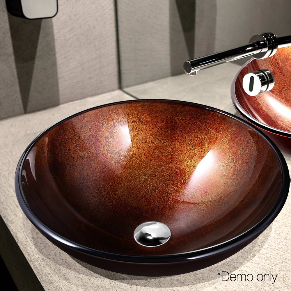 Cefito Tempered Glass Ceramic Sink