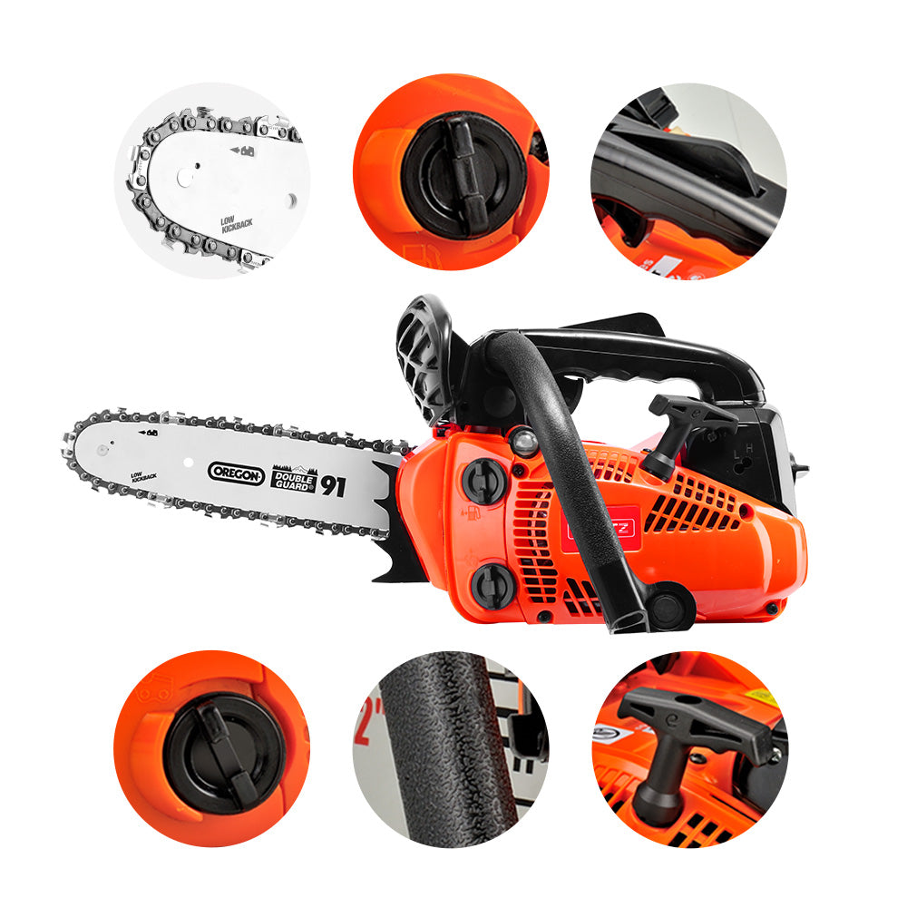 GIANTZ 25cc Commercial Petrol Chainsaw 10�Oregon Bar E-Start Chains Saw Tree