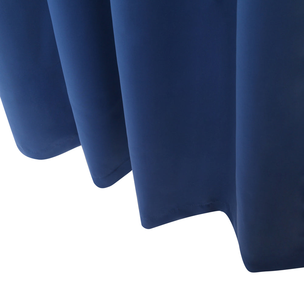 Art Queen 2 Panel 140 x 230cm Block Out Curtains - Navy