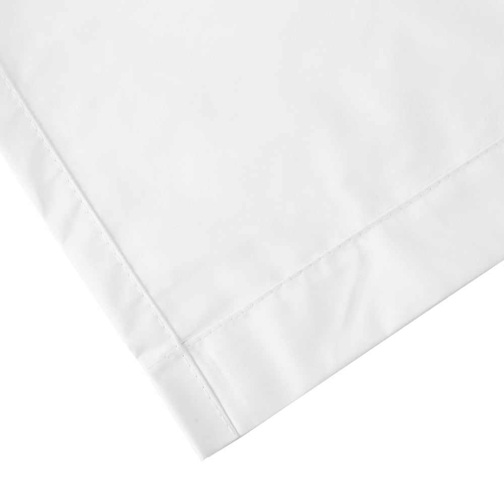 Art Queen 2 Pencil Pleat 240x230cm Blockout Curtains - White