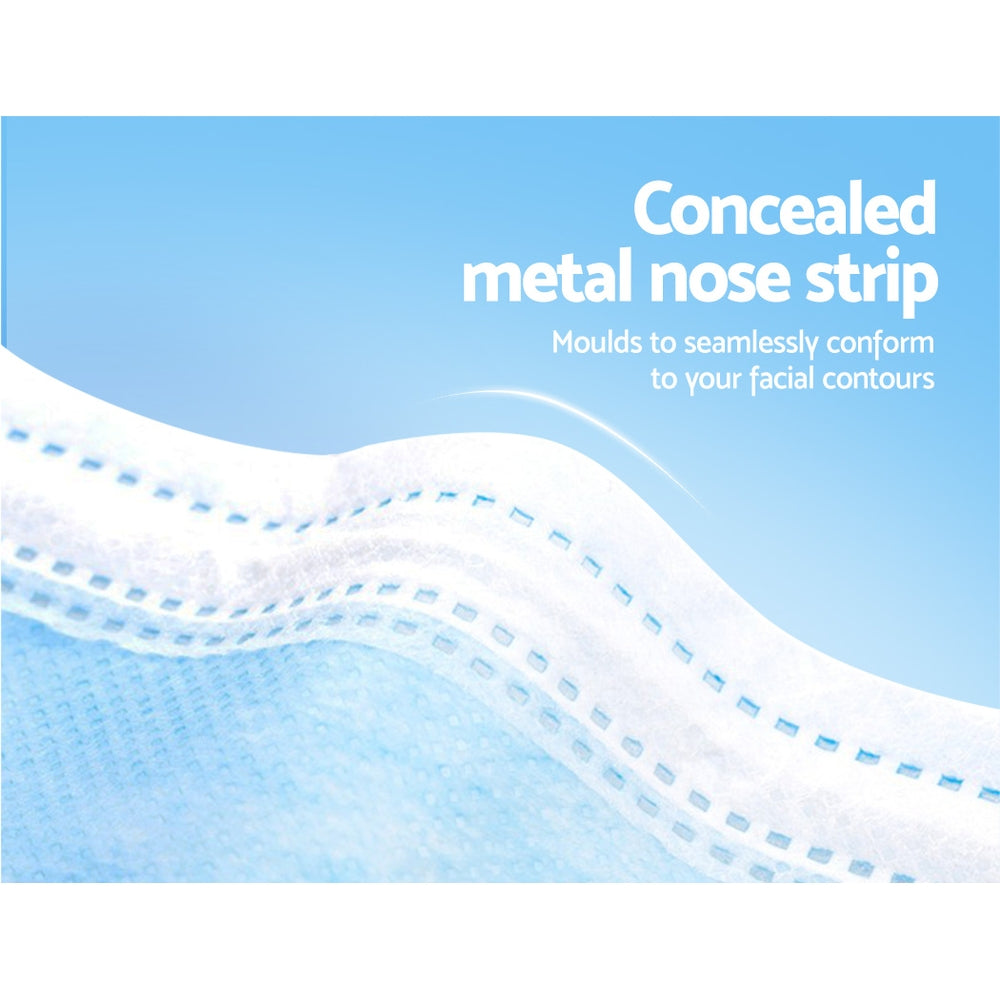 Disposable Face Mask Anti Flu Dust Masks Anti PM2.5 3-Layer Protective 50PCS AU Stock