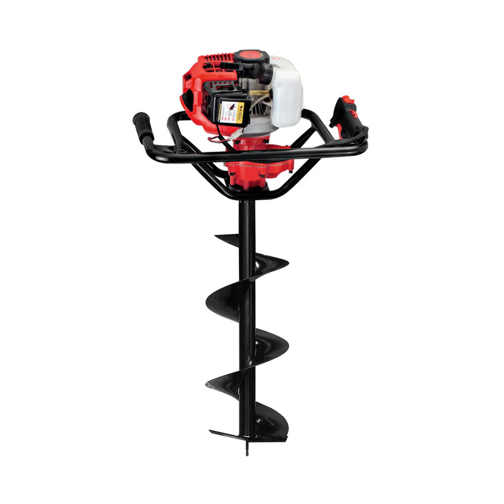 Giantz 92CC Petrol Post Hole Digger Drill Borer Fence Extension Auger Bits