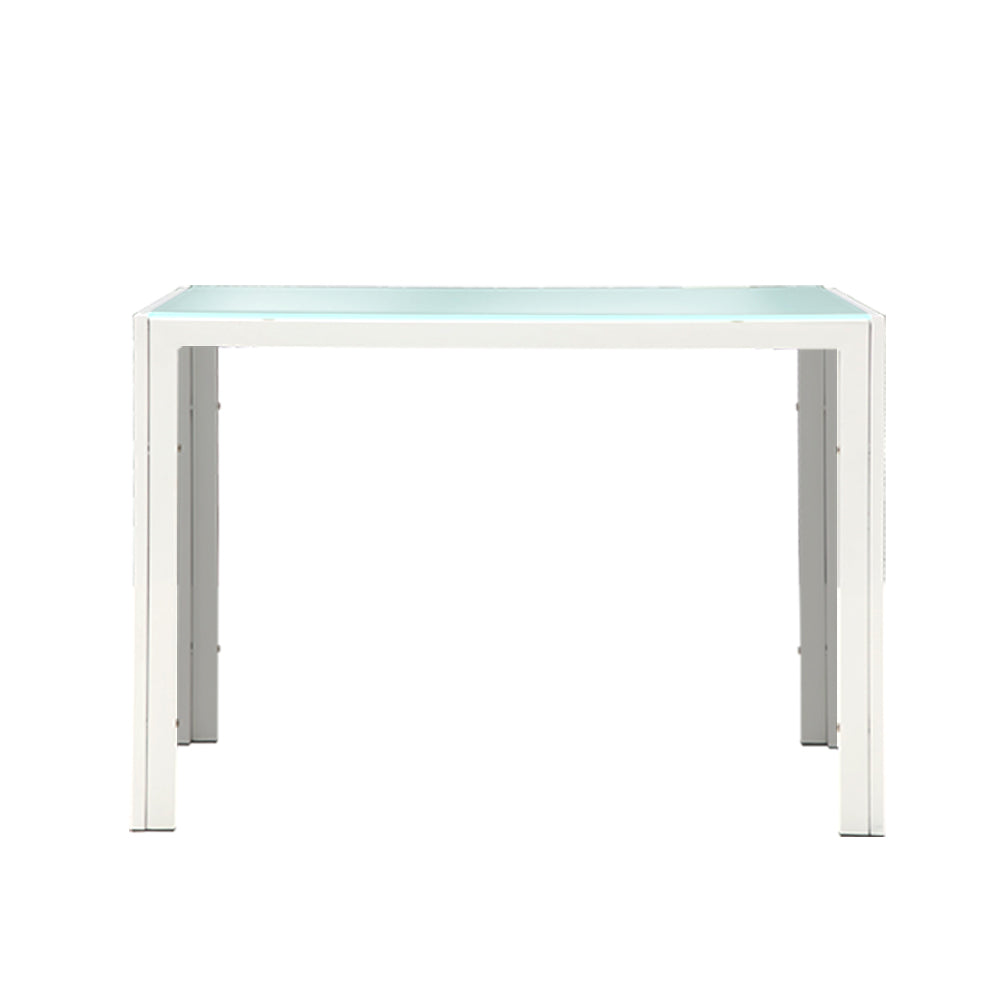 Artiss 5 Piece Dining Table Set - White