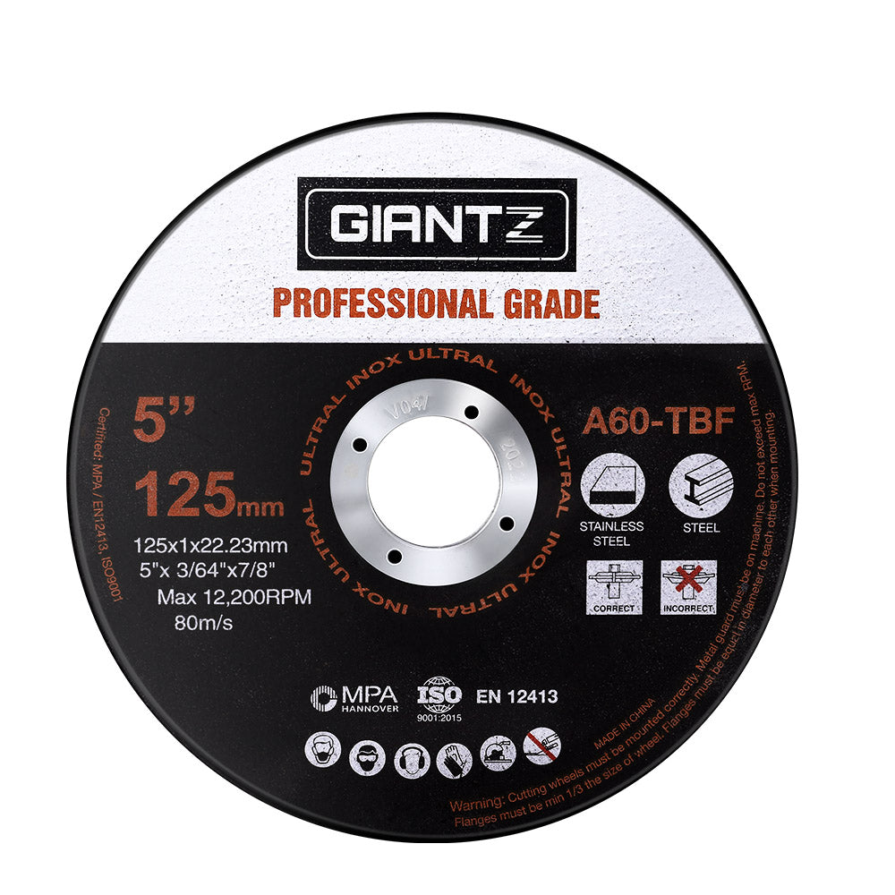 Giantz 100 x 5 Cutting Disc 125mm Metal Cut Off Wheel Angle Grinder Thin Steel