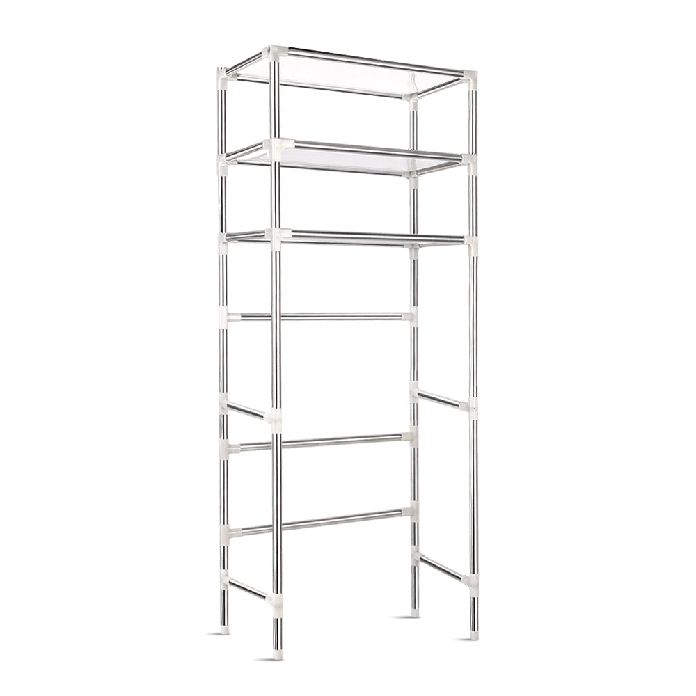 3 Tier Bathroom Storage Rack - Silver